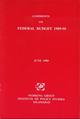 Comments on Federal Budget