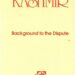 Kashmir: Background to the Dispute