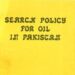 Search Policy for Oil in Pakistan By Saeed Ahmad Rashed